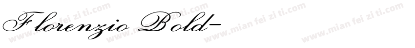 Florenzio Bold字体转换